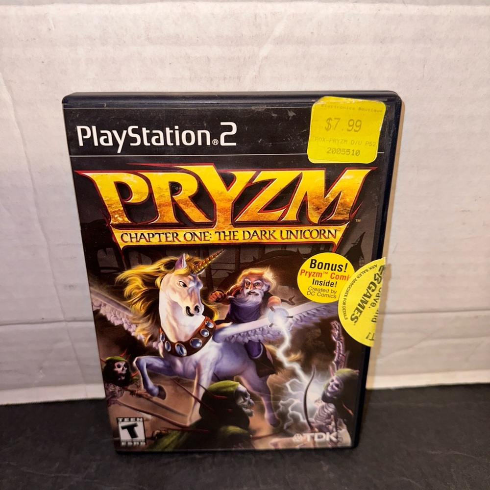 PRYZM Chapter One: The Dark Unicorn (Sony PlayStation 2, 2002 Complete PS2 Game